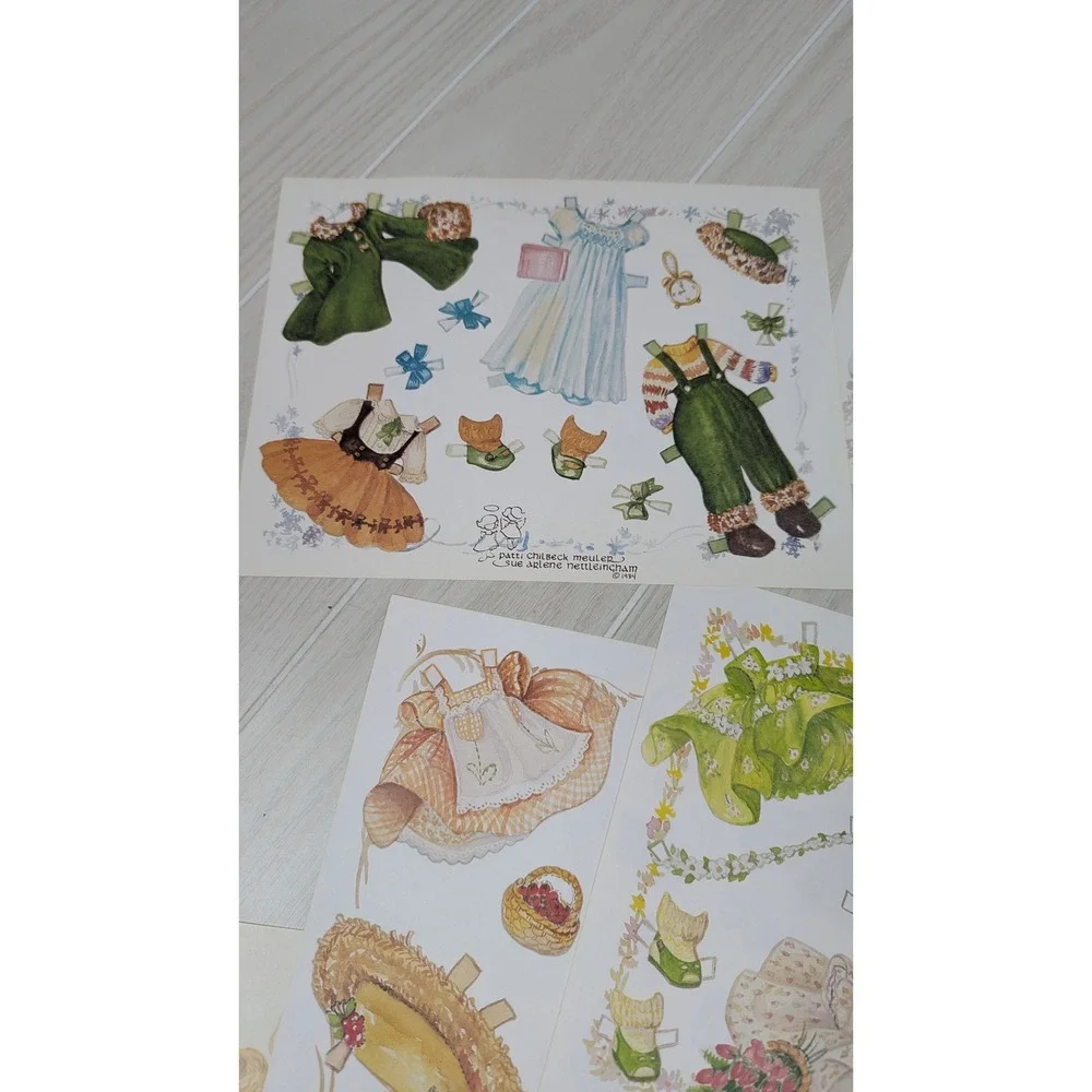 Ginny Patti Chilbeck Meulen Paper Dolls Clothes Vintage 1984 Uncut